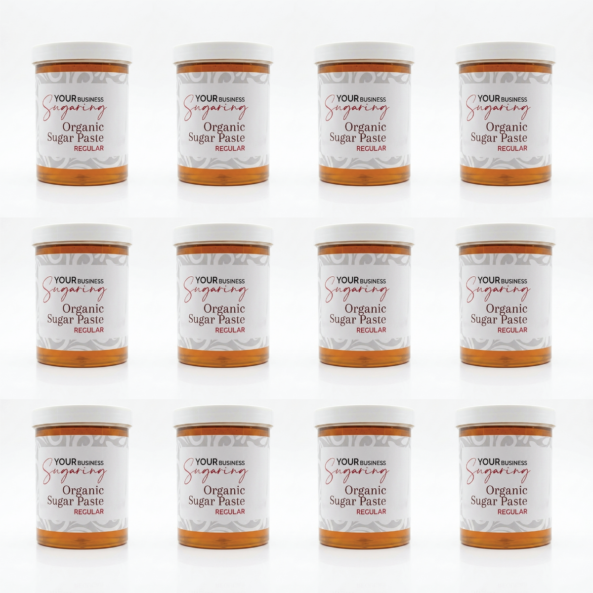 Custom Label Sugar Paste -Case of 12